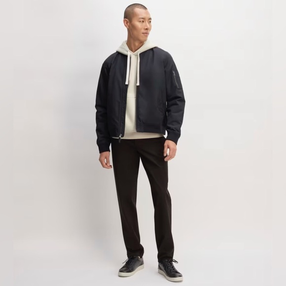 Everlane Men’s The Performance Chino Straight Fit Uniform Black Pants Sz 34X32 - Picture 1 of 8